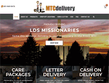 Tablet Screenshot of mtcdelivery.com